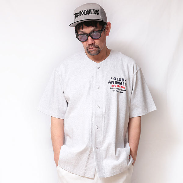 ANIMALIA アニマリア 8.5oz Base Ball Shirts メンズ シャツ atftps