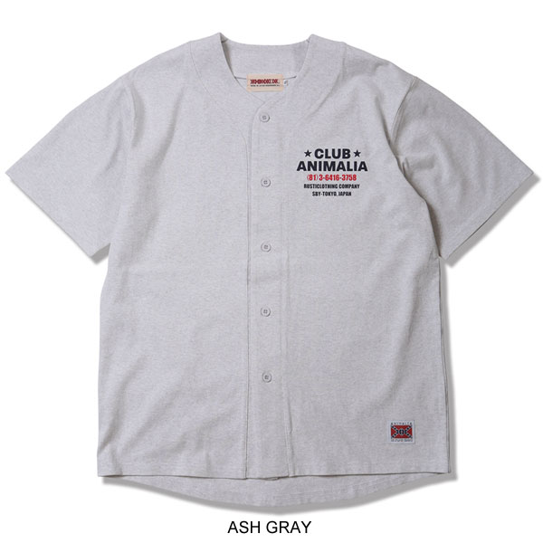 ANIMALIA アニマリア 8.5oz Base Ball Shirts メンズ シャツ atftps