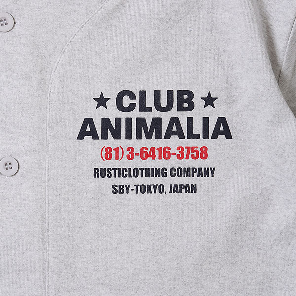 ANIMALIA アニマリア 8.5oz Base Ball Shirts メンズ シャツ atftps
