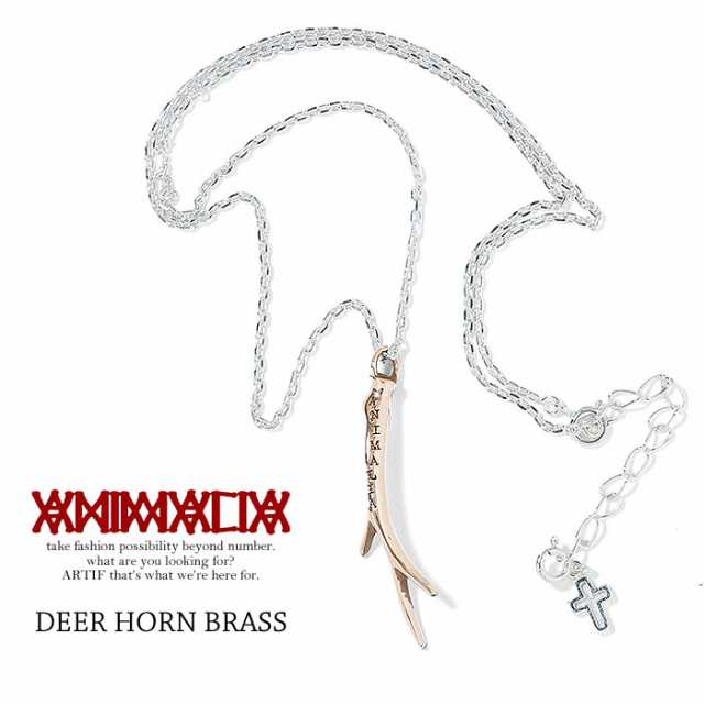 ANIMALIA アニマリア DEER HORN-BRASS animalia animal-ac45 メンズ ネックレス ストリート 送料無料 atfacc