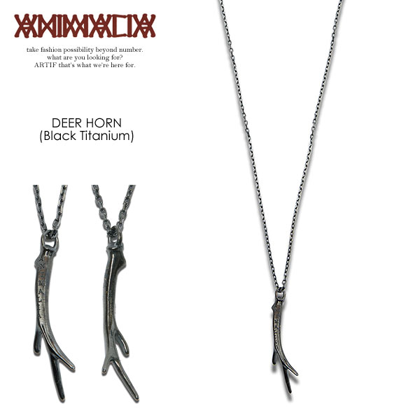 ANIMALIA アニマリア DEER HORN-BLACK titanium animalia 2018 春 メンズ ネックレス アクセサリー 送料無料 ストリート atfacc