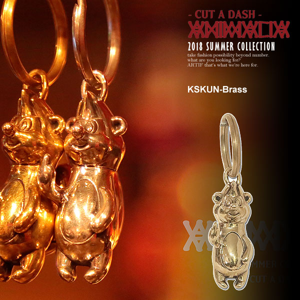 ANIMALIA アニマリア KSKUN-Brass animalia メンズ キーホルダー 送料無料 atfaccの通販は