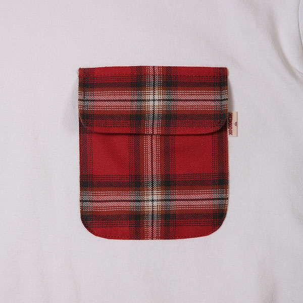 2025 秋冬 先行予約 10月〜11月入荷予定 ANIMALIA アニマリア 8.1oz US  Cotton L/S -CHECK POCKET キャンセル不可 atftps