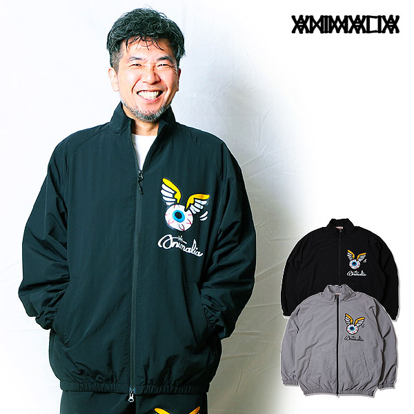 2025 秋冬 先行予約 11月〜12月入荷予定 ANIMALIA アニマリア Nylon Track Jacket - EYE BALL ジャケット キャンセル不可 atfjkt