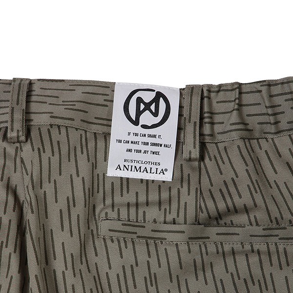 2025 秋冬 先行予約 11月〜12月入荷予定 ANIMALIA アニマリア Anorak Pants -RAIN CAMO パンツ 送料無料 キャンセル不可 atfpts