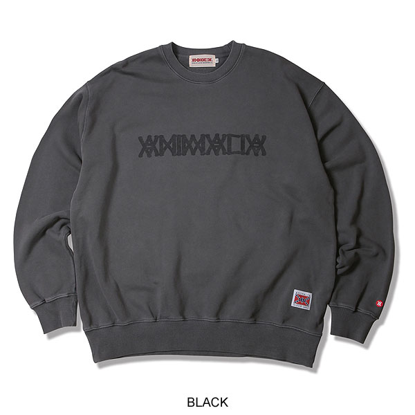 2025 秋冬 先行予約 10月〜11月入荷予定 ANIMALIA アニマリア Pigment Dyeing Crew Sweat -LOGO スウェット キャンセル不可 atftps