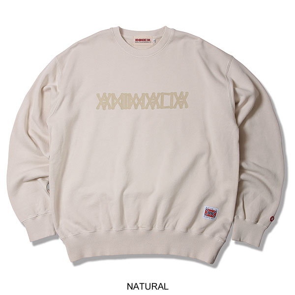 2025 秋冬 先行予約 10月〜11月入荷予定 ANIMALIA アニマリア Pigment Dyeing Crew Sweat -LOGO スウェット キャンセル不可 atftps
