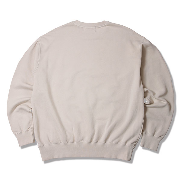 2025 秋冬 先行予約 10月〜11月入荷予定 ANIMALIA アニマリア Pigment Dyeing Crew Sweat -LOGO スウェット キャンセル不可 atftps