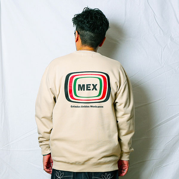 2025 秋冬 先行予約 10月〜11月入荷予定 ANIMALIA アニマリア 10oz Crew Sweat(loop terry) -MEX スウェット キャンセル不可 atftps