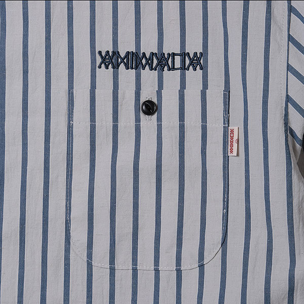 40％OFF SALE セール ANIMALIA アニマリア STAND COLLAR SHIRTS - Stripe メンズ シャツ 送料無料 atftps_11