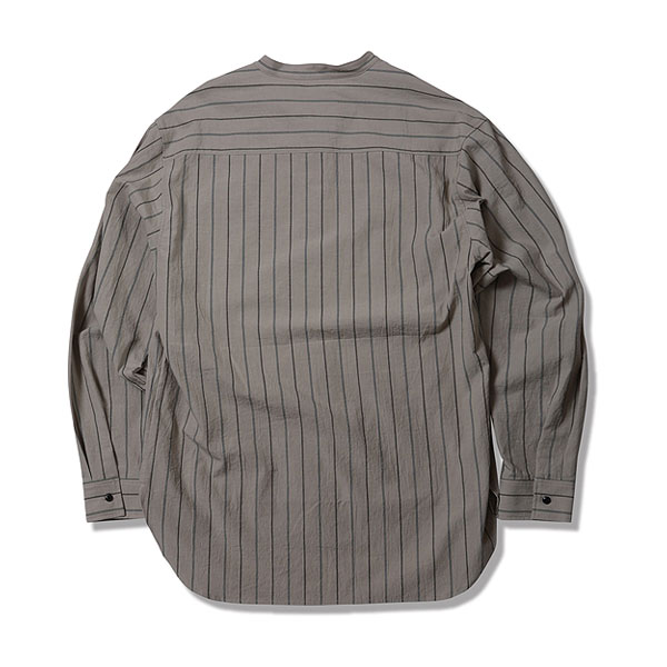 40％OFF SALE セール ANIMALIA アニマリア STAND COLLAR SHIRTS - Stripe メンズ シャツ 送料無料 atftps_6