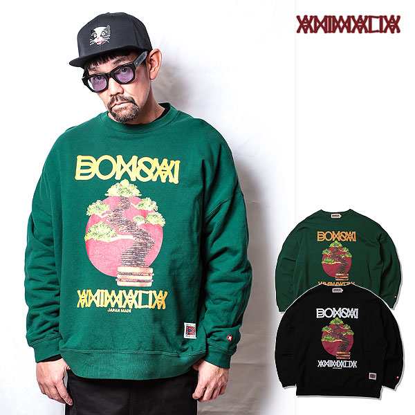 30％OFF SALE セール ANIMALIA アニマリア BIG SILHOUETTE CREW NECK SWEAT - BONSAI BURGER メンズ atftps