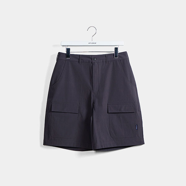40％OFF SALE セール APPLEBUM アップルバム Relax Shorts -GRAY- メンズ パンツ ショートパンツ ストレッチ素材 ショーツ atfpts