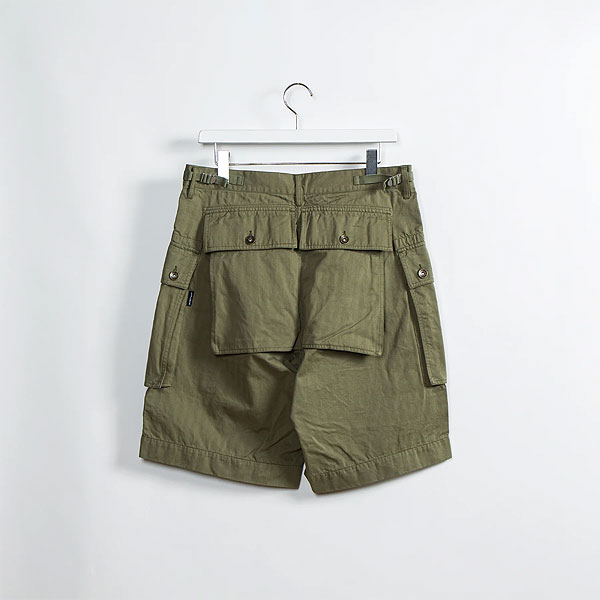40％OFF SALE セール APPLEBUM アップルバム "Nu Cargo" Short Pants -KHAKI- メンズ パンツ ショートパンツ カーゴショーツ atfpts