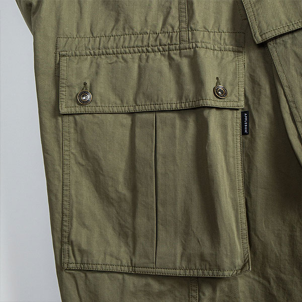 40％OFF SALE セール APPLEBUM アップルバム "Nu Cargo" Short Pants -KHAKI- メンズ パンツ ショートパンツ カーゴショーツ atfpts