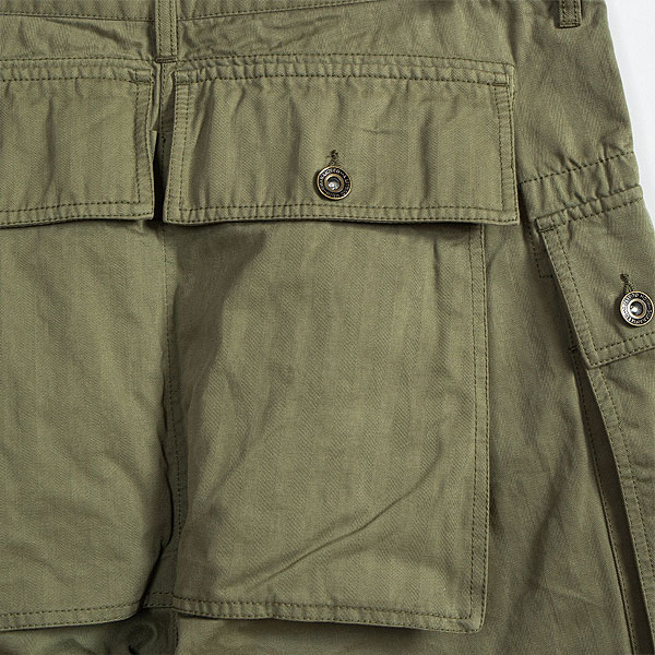 40％OFF SALE セール APPLEBUM アップルバム "Nu Cargo" Short Pants -KHAKI- メンズ パンツ ショートパンツ カーゴショーツ atfpts