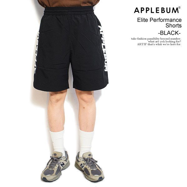 APPLEBUM アップルバム Elite Performance Shorts -BLACK- メンズ パンツ ショートパンツ バスパン ショーツ 送料無料 ストリート atfpts