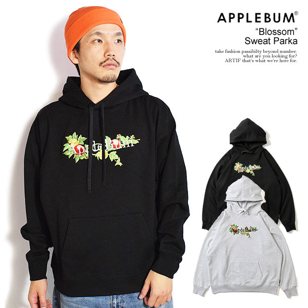 APPLEBUM アップルバム “Blossom” Sweat Parka パーカー プルオーバー スウェット ヘビーウェイト 17オンス 送料無料 atftps
