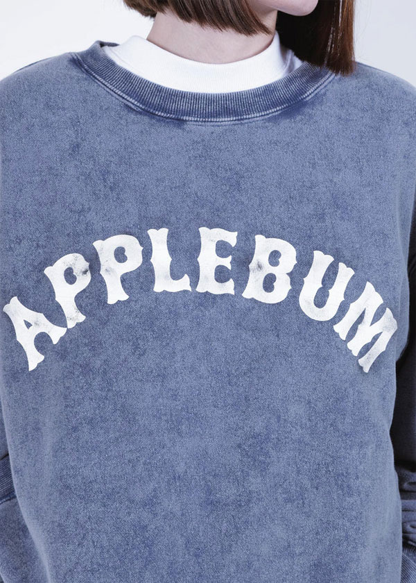 APPLEBUM アップルバム “Old Baseball” Crew Sweat メンズ スウェット トレーナー ヘビーウェイト 11オンス 送料無料 atftps_11