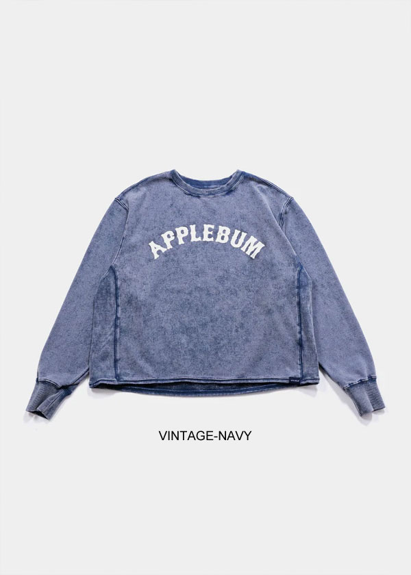 APPLEBUM アップルバム “Old Baseball” Crew Sweat メンズ スウェット トレーナー ヘビーウェイト 11オンス 送料無料 atftps_14