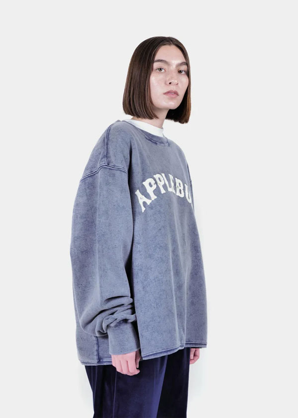APPLEBUM アップルバム “Old Baseball” Crew Sweat メンズ スウェット トレーナー ヘビーウェイト 11オンス 送料無料 atftps_5