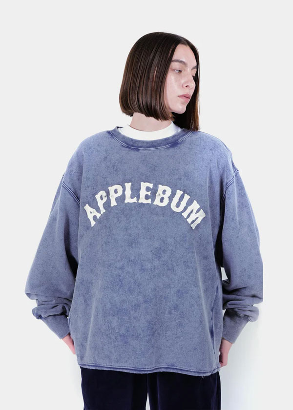 APPLEBUM アップルバム “Old Baseball” Crew Sweat メンズ スウェット トレーナー ヘビーウェイト 11オンス 送料無料 atftps_6