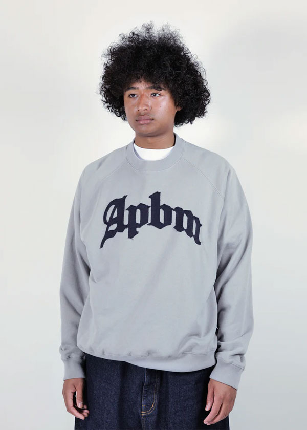 APPLEBUM アップルバム “Apbm” Crew Sweat メンズ スウェット トレーナー ヘビーウェイト 13オンス 送料無料 ストリート atftps