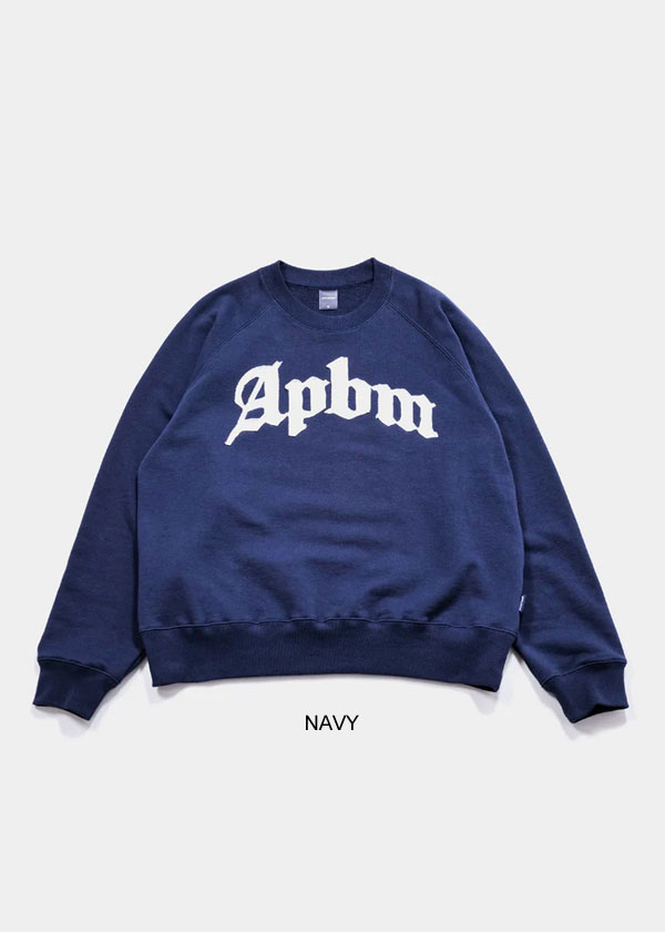 APPLEBUM アップルバム “Apbm” Crew Sweat メンズ スウェット トレーナー ヘビーウェイト 13オンス 送料無料 ストリート atftps