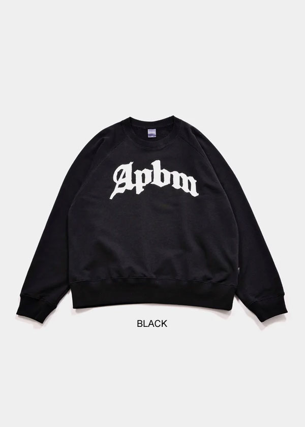 APPLEBUM アップルバム “Apbm” Crew Sweat メンズ スウェット トレーナー ヘビーウェイト 13オンス 送料無料 ストリート atftps
