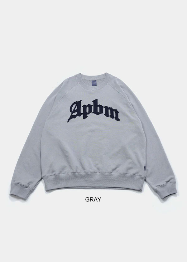 APPLEBUM アップルバム “Apbm” Crew Sweat メンズ スウェット トレーナー ヘビーウェイト 13オンス 送料無料 ストリート atftps