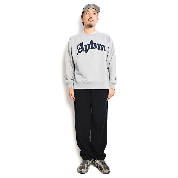 APPLEBUM アップルバム “Apbm” Crew Sweat メンズ スウェット トレーナー ヘビーウェイト 13オンス 送料無料 ストリート atftps
