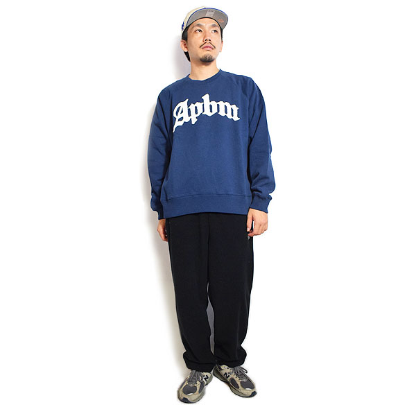APPLEBUM アップルバム “Apbm” Crew Sweat メンズ スウェット トレーナー ヘビーウェイト 13オンス 送料無料 ストリート atftps