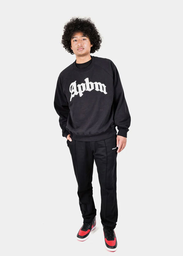 APPLEBUM アップルバム “Apbm” Crew Sweat メンズ スウェット トレーナー ヘビーウェイト 13オンス 送料無料 ストリート atftps