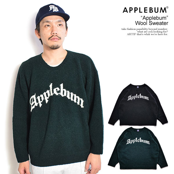 APPLEBUM アップルバム “Applebum” Wool Sweater メンズ ニット セーター ウールセーター 送料無料 ストリート atftps