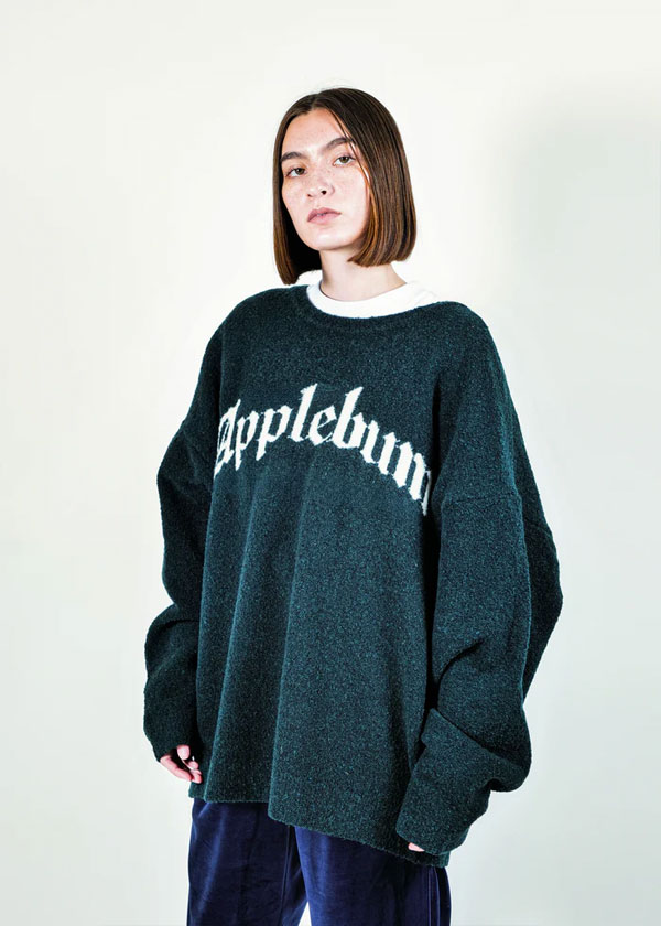APPLEBUM アップルバム “Applebum” Wool Sweater メンズ ニット セーター ウールセーター 送料無料 ストリート atftps