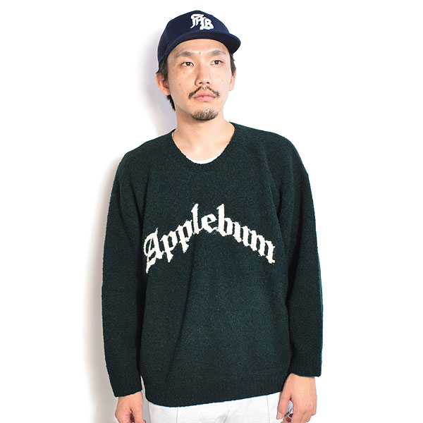 APPLEBUM アップルバム “Applebum” Wool Sweater メンズ ニット セーター ウールセーター 送料無料 ストリート atftps