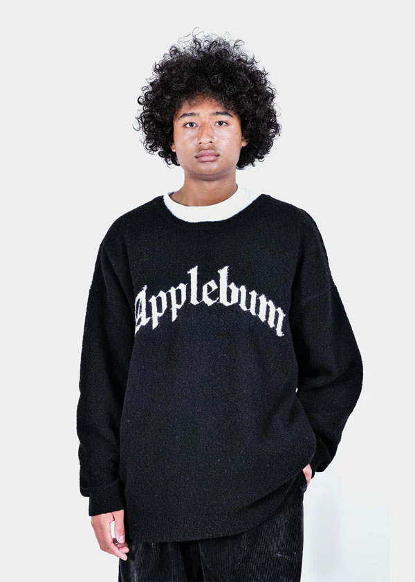 APPLEBUM アップルバム “Applebum” Wool Sweater メンズ ニット セーター ウールセーター 送料無料 ストリート atftps