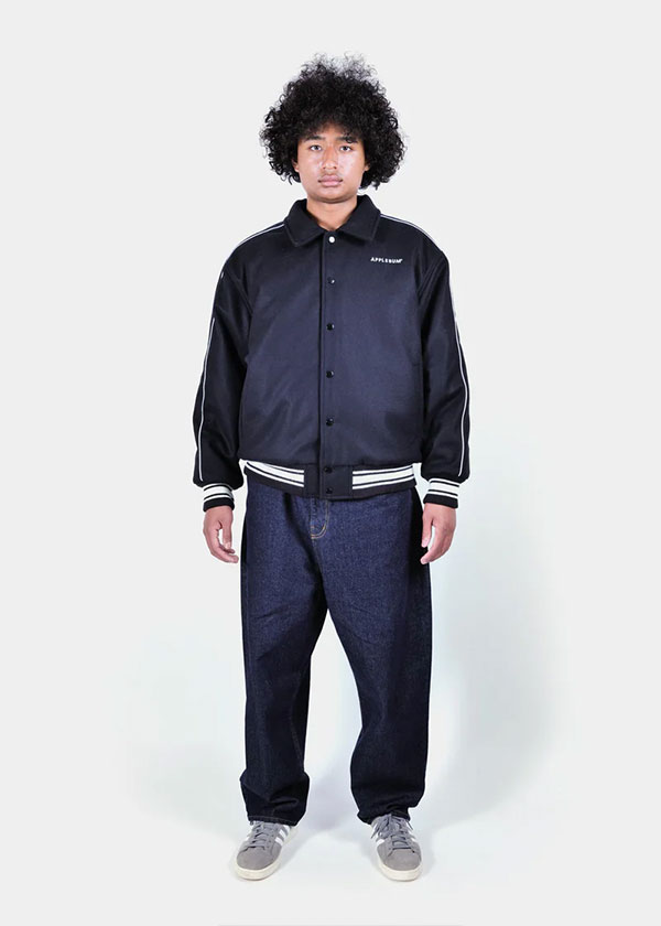 APPLEBUM アップルバム Collared Melton Stadium Jacket メンズ ジャケット スタジャン メルトン 送料無料 ストリート atfjkt