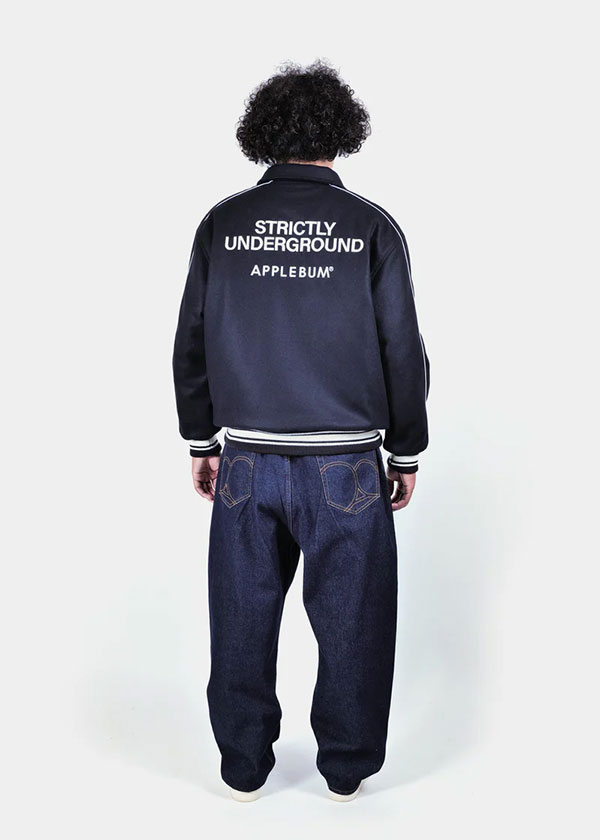 APPLEBUM アップルバム Collared Melton Stadium Jacket メンズ ジャケット スタジャン メルトン 送料無料 ストリート atfjkt