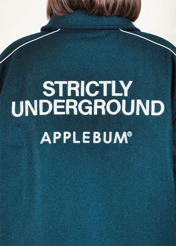 APPLEBUM アップルバム Collared Melton Stadium Jacket メンズ ジャケット スタジャン メルトン 送料無料 ストリート atfjkt