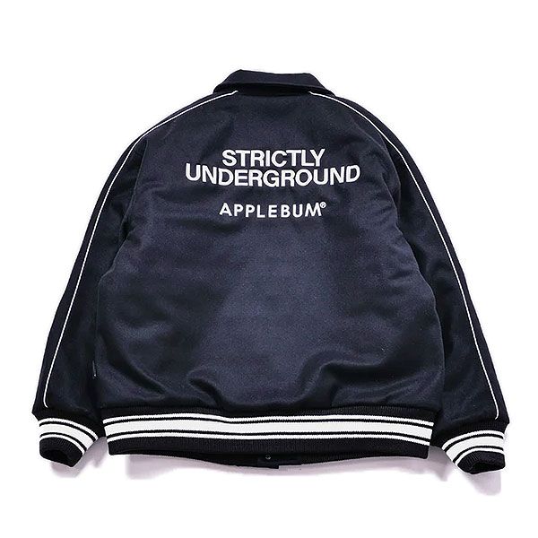 APPLEBUM アップルバム Collared Melton Stadium Jacket メンズ ジャケット スタジャン メルトン 送料無料 ストリート atfjkt