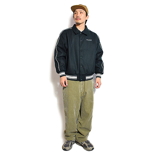 APPLEBUM アップルバム Collared Melton Stadium Jacket メンズ ジャケット スタジャン メルトン 送料無料 ストリート atfjkt