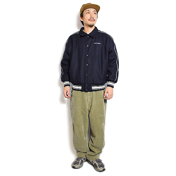 APPLEBUM アップルバム Collared Melton Stadium Jacket メンズ ジャケット スタジャン メルトン 送料無料 ストリート atfjkt