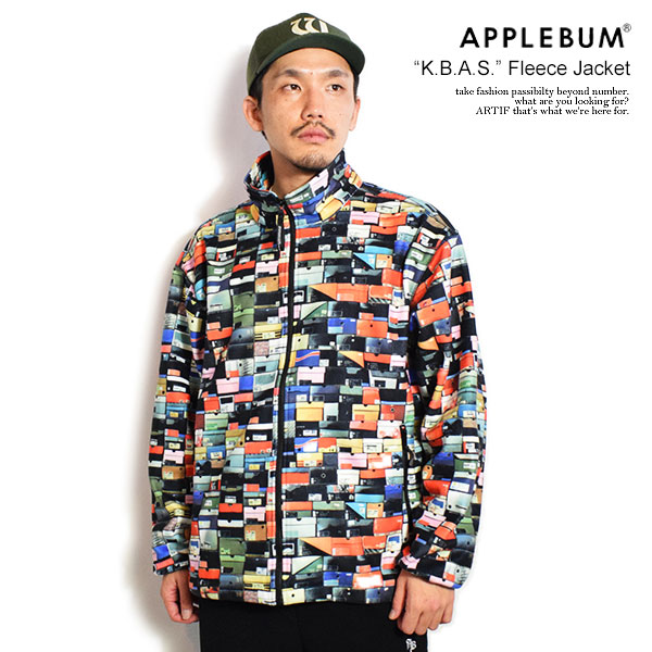 APPLEBUM アップルバム “K.B.A.S.” Fleece Jacket メンズ ジャケット フリースジャケット 総柄 送料無料 ストリート atfjkt