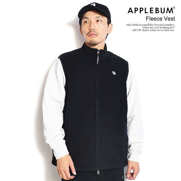 APPLEBUM アップルバム Fleece Vest メンズ ベスト フリースベスト ジップベスト 送料無料 ストリート atftps