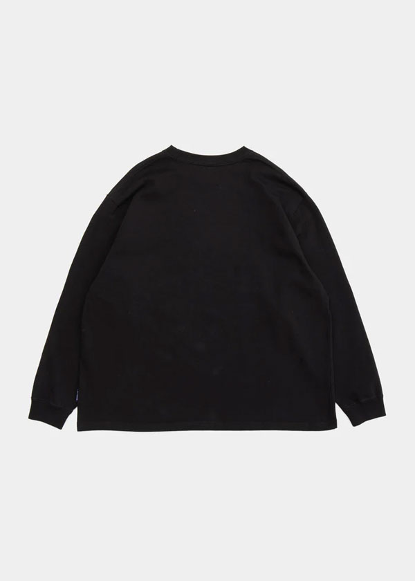 APPLEBUM アップルバム Logo L/S T-shirt -BLACK- 12oz メンズ Tシャツ 長袖 ロンT ヘビーオンス 送料無料 ストリート atftps