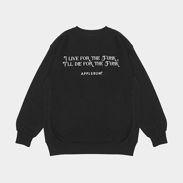 30％OFF SALE セール APPLEBUM アップルバム "FUNK" Crew Sweat メンズ スウェット トレーナー ヘビーオンス atftps