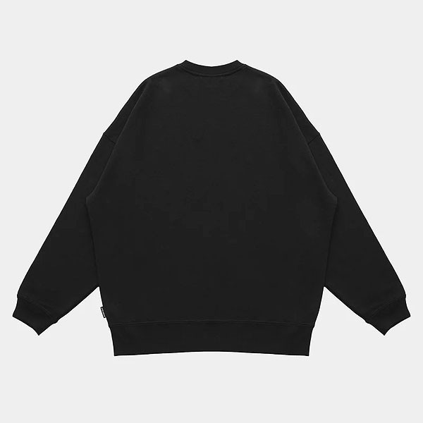 APPLEBUM アップルバム “APBM” Crew Sweat -BLACK- メンズ スウェット トレーナー ヘビーオンス atftps