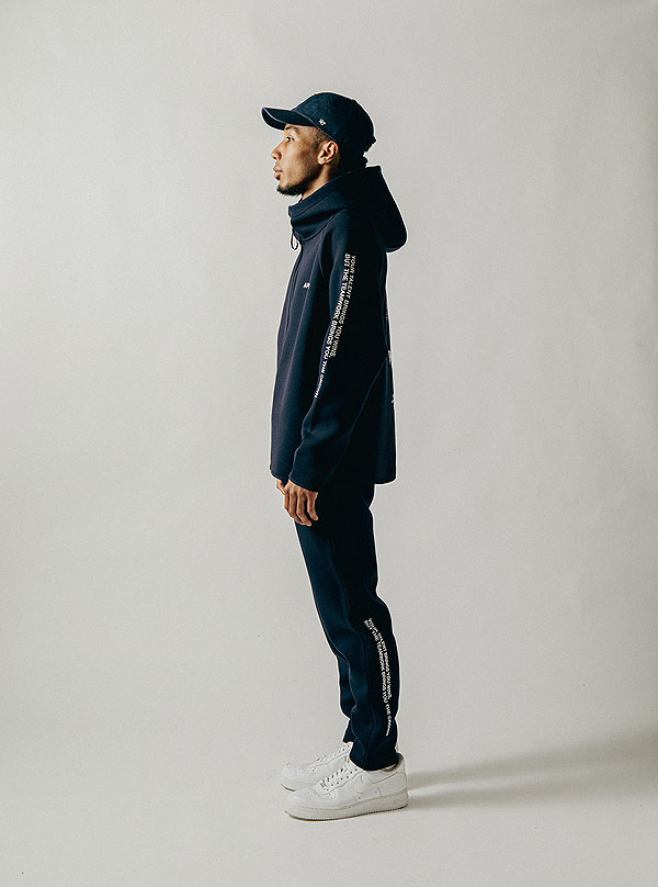 30％OFF SALE セール APPLEBUM アップルバム Sports Logo Double Knit Pants -NAVY- メンズ パンツ ニットパンツ atfpts