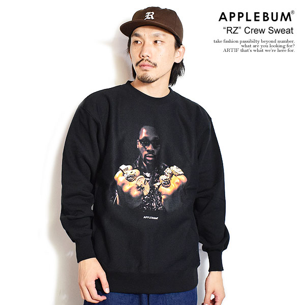 APPLEBUM アップルバム × Jonah Schwartz “RZ” Crew Sweat 12oz メンズ スウェット トレーナー atftpsの通販は